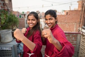 self-defense helps girls feel secure