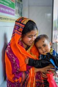 Momtaz Begum had her son after receiving counseling on healthy family planning