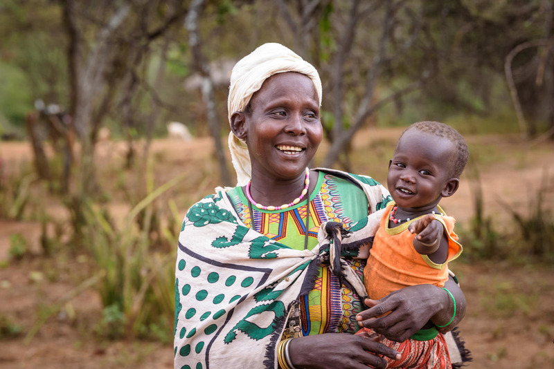 mother and child in Kenya