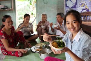 When you're praying around the Christmas table with your family and friends, remember children and families who are hungry this season and say this prayer.