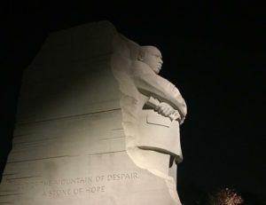 In remembrance of Martin Luther King Jr.'s civil rights activism in the 1950s and '60s, we want to honor his work by taking a walk through his memorial.