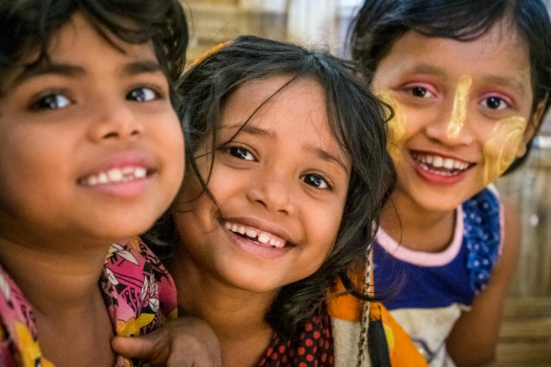 Rohingya refugee children