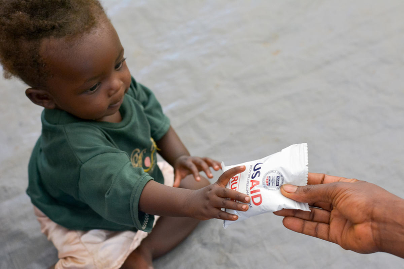 World Vision advocacy helps this baby access food