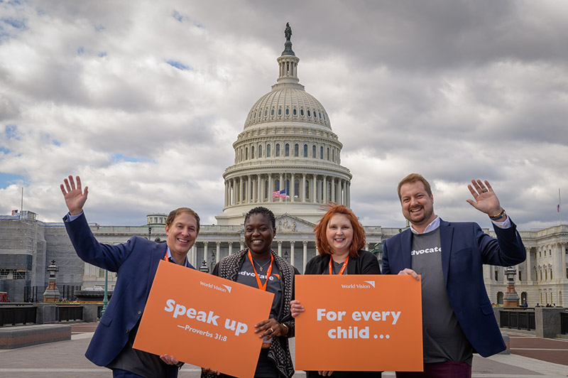 World Vision advocates at Capitol Hill!