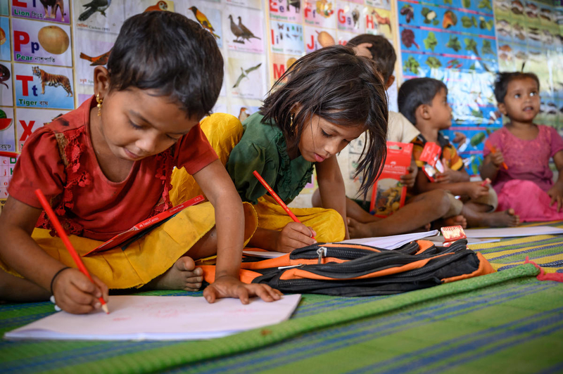 Refugee education for kids at Cox's bazaar