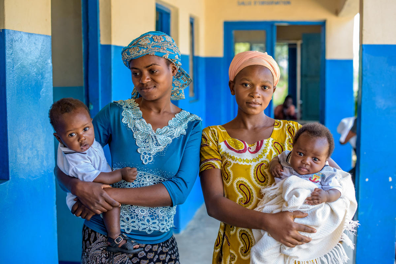 Maternal and child health supported by clinic in DRC