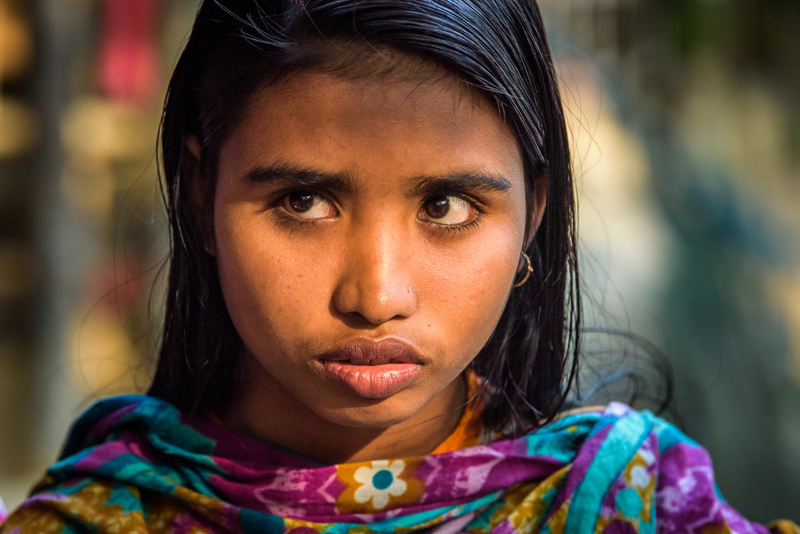 Girl learning about child marriage