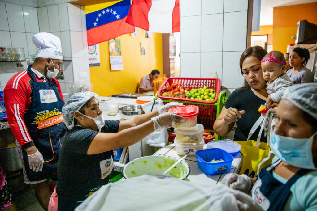 Feeding center in Peru