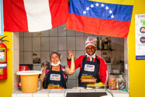 working together at feeding center