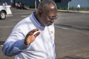 Man prays for Skid Row
