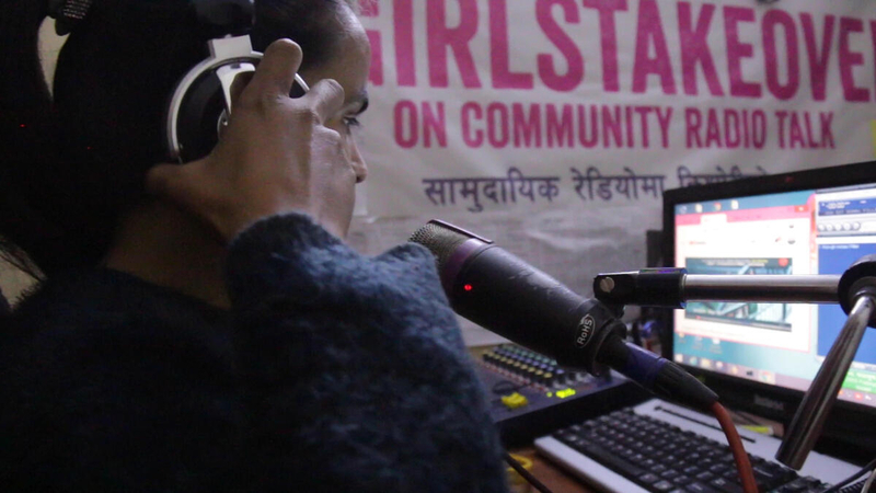 Malati works at the radio station